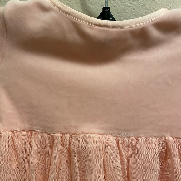 Hanna Andersson Pink Velvet Princess Sparkle Tulle Dress Size 6-12 Mo - Picture 4 of 10